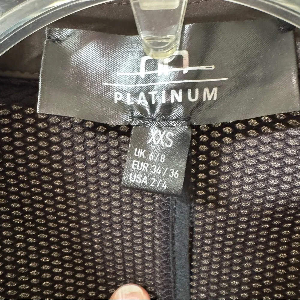 AA Platinum Motionlite by Alessandro Albanese Black Show Jacket Size XXS - Picture 6 of 11